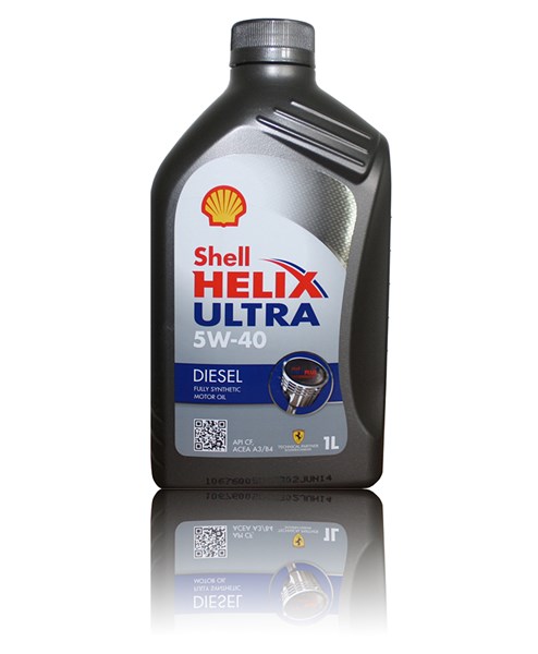 Масло моторное синтетическое - SHELL HELIX DIESEL ULTRA 5W40 1л